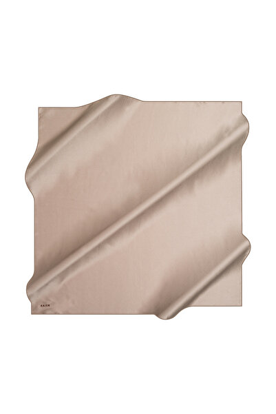 Aker Μονόχρωμο 90x90 Απλό Μεταξωτό Κρεπ Σατέν Φουλάρι