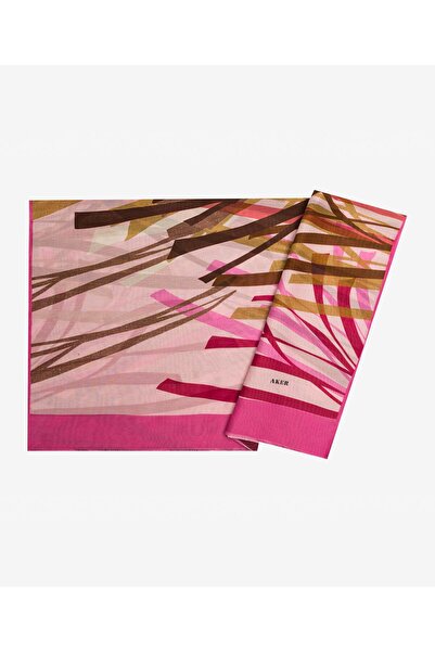 Aker Kadın Pembe Eşarp