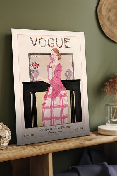 Cadran Ιστορικές εκδόσεις του περιοδικού Vogue Πίνακας Mdf με πλαίσιο