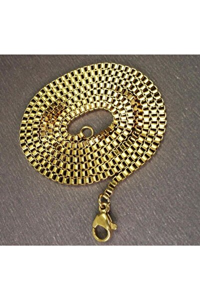 GWOMA Men's Gold Ottoman Cubic Steel Necklace Chain