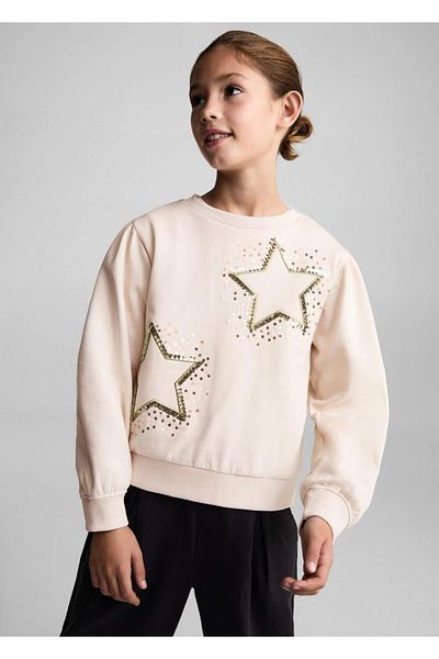 MANGO Kids Mikina s hvězdnými flitry