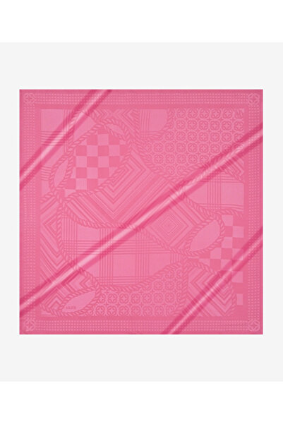 Aker وشاح حريري بنمط الفوشيه للنساء4002703-394