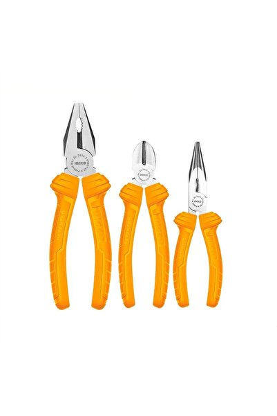 Ingco 3 Lü Set Pense,yan Keski,kargaburun Pense