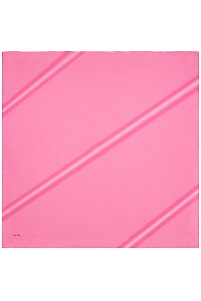 Aker Μονόχρωμο μεταξωτό κασκόλ Sura - Candy Pink 396