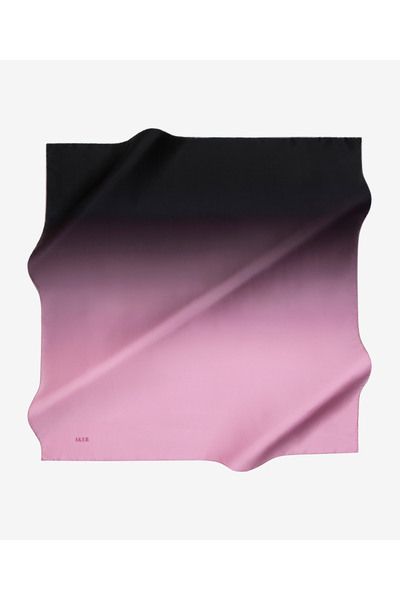 Aker Μοτίβο πινέλου 90x90 Μεταξωτό Τιβέλ Κασκόλ