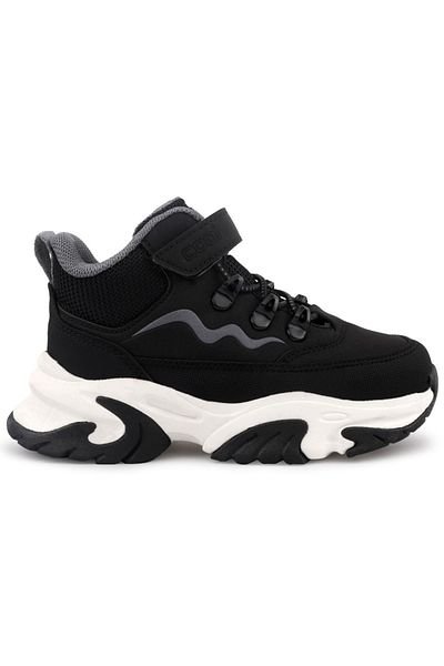 Kids Club Shoes Унисекс детски ботуши - Cool Evil ортопедични, неплъзгаща се подметка, ЧЕРНИ
