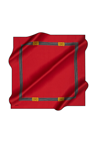 Aker 90X90 İpek Krep Saten