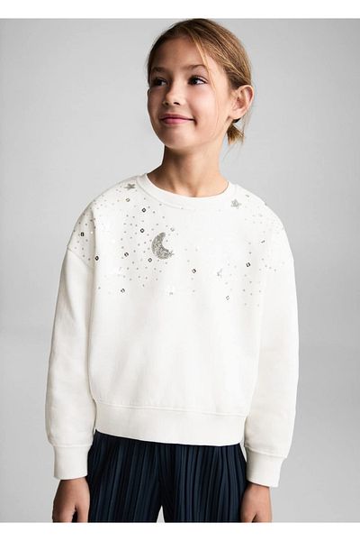MANGO Kids Φούτερ με παγιέτες
