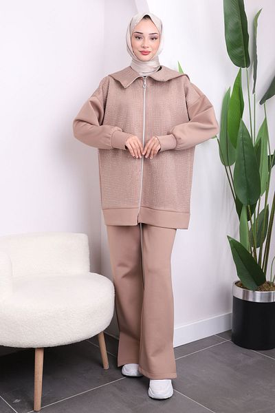İmajButik Σετ κατάδυσης με πέτρινο γιακά μαντήλι βιζόν