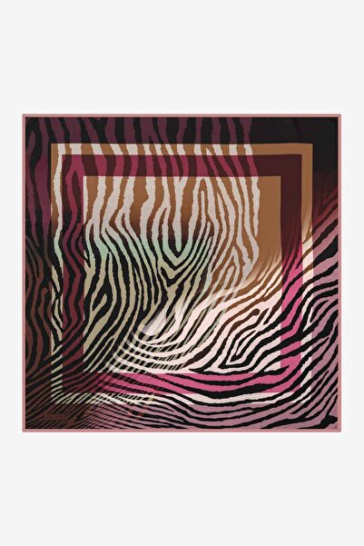 Aker Kadın Pembe Ve Morlar Eşarp