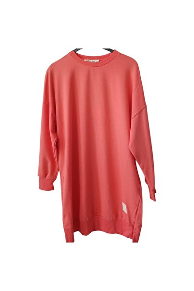 Loreen by Puane Coral Pink Women's Sports Tunic - Comfortable and Simple Cotton Blend