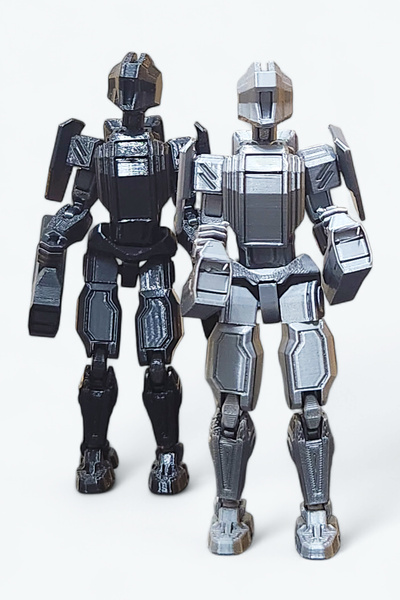 Suelo Butik Cyborg 13 Zırhlı Robot Dummy Siyah Tüm Eklemleri Hareketli Aksiyo...