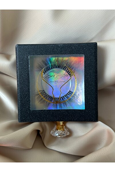 Elif A Vizon Takma Kirpik / 3d-e14 /russıan-cat Eye Model /özel Mıknatıslı Kutu/ Takma Ipek Kirpik