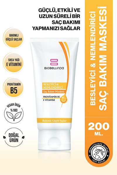 BioBellinda Nourishing and Moisturizing Hair Care Mask 200 ml