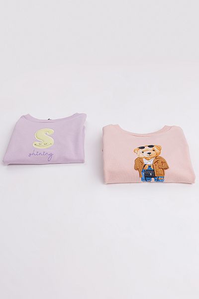 Harika KIDS Girl's 2-Pack Basic Sweatshirt