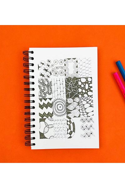 NaSaDAN Caiet de schițe A5 cu design vorbitor - Caiet de schițe - 192 pagini