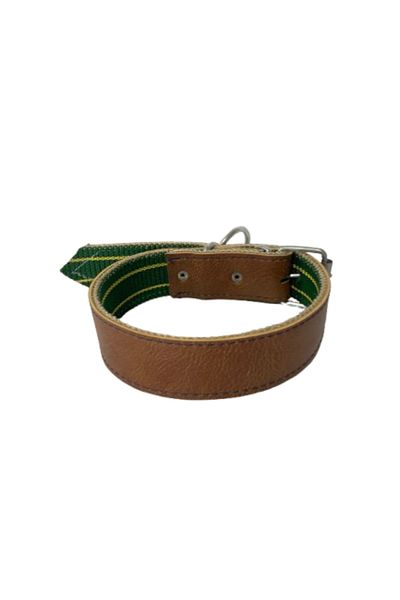 Sürmeli Tasma Neck Leather Woven Dog Collar - 70/4 Column Mixed