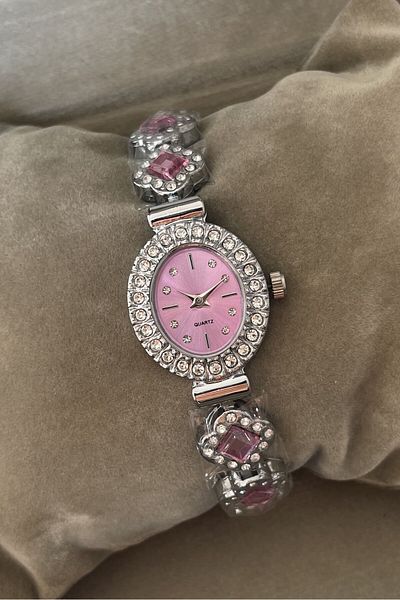 Leerybee Minimal Vintage Women's Watch with Stones Nla-186