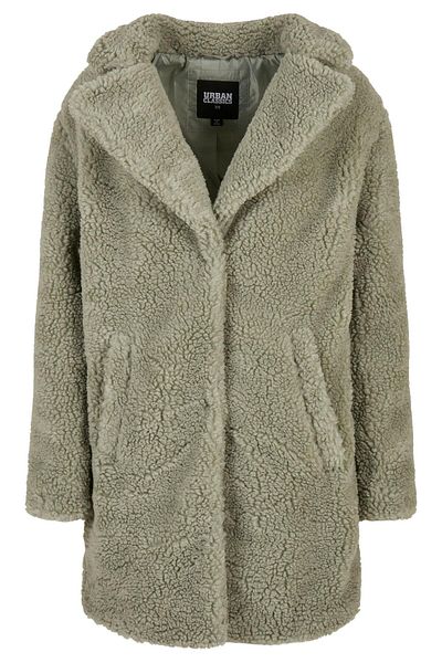 Urban Classics Damen Ladies Oversized Sherpa Coat