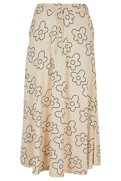 Urban Classics Damen Ladies Viscose Midi Skirt