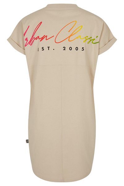 Urban Classics Damen Rainbow T-Shirt-Kleid für Damen
