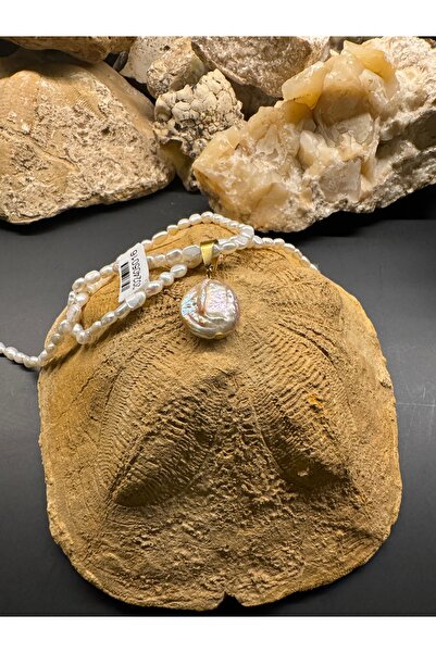 İnci Barok İnci Kolye Ucu Ve Kum İnci