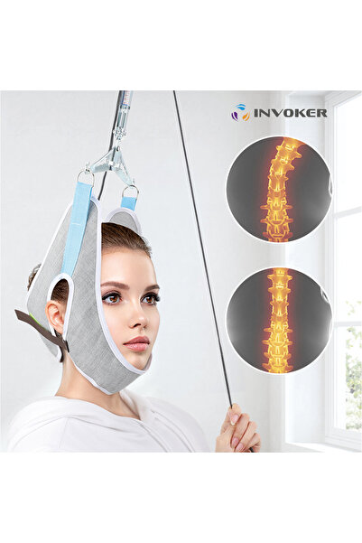INVOKER Boyun Fıtığı ve Düzleşmesi Oturma Bozukluğu Disk Sıkışması Servikal Traksiyon Aleti