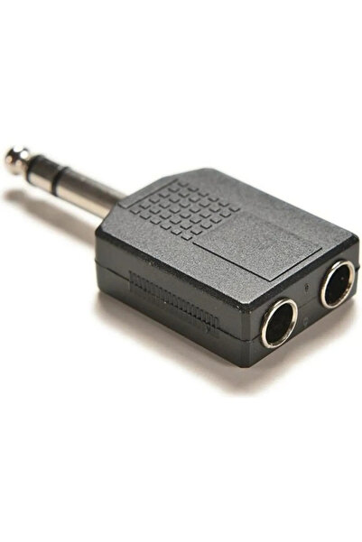 harry 6.3 Mm Erkek 2x 6.3 Mm Dişi Jack Çoğaltıcı Piyano,Gitar,Org,Anfi için Uyumlu Çeviri Dönüştürücü