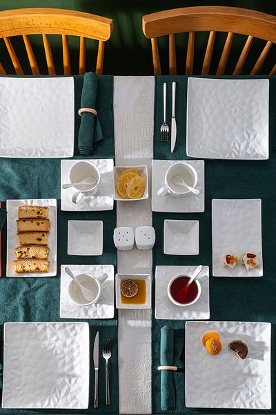 Emsan Istanbul Porcelain Pera 32 Piece Breakfast Set for 6