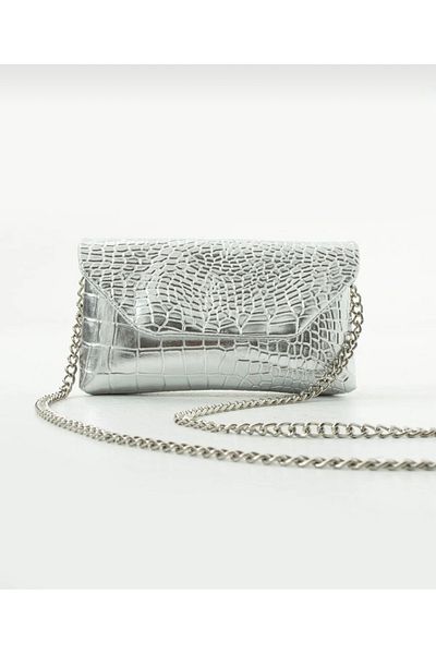 Z&M COLLECTION BAG SHOPPİNG Geantă de damă Croc Clucth Jake cu curea lungă