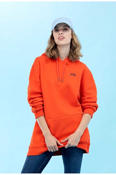 U.S. Polo Assn. Unisex Basic φούτερ με κουκούλα Oversize 3 κλωστών
