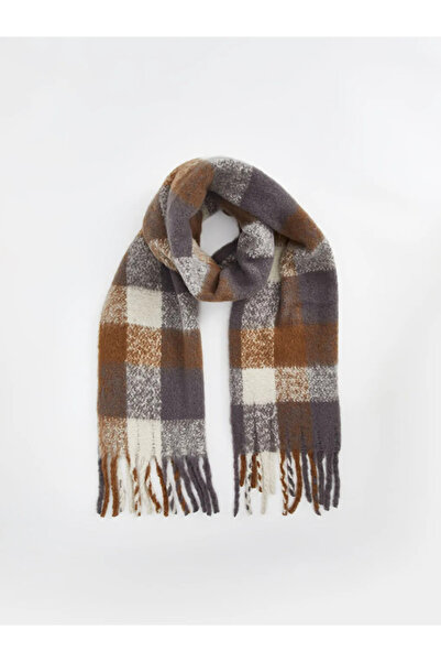 LC Waikiki ACCESORII LCW Eșarfă pentru bărbați cu model în carouri bej IMREX ...