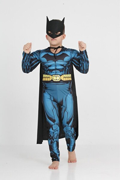 Genel Markalar Batman Parti Doğum Günü Özel Gün Kaslı Pelerinli Maskeli Kostüm