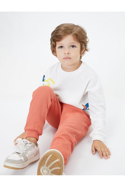 Koton Basic Jogger Sweatpants Tie Waist Camisole Cotton