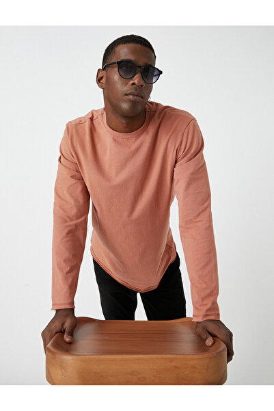 Koton Μακρυμάνικο μπλουζάκι με λαιμόκοψη