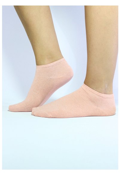 Adin Plain Women's Booties Socks 5 Pairs (Toe Seamless Made with High-End Machinery)