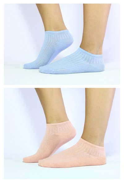 Adin Patterned Women's Booties Socks 5 Pairs (Toe Seamless Manufactured with High-End Machines)