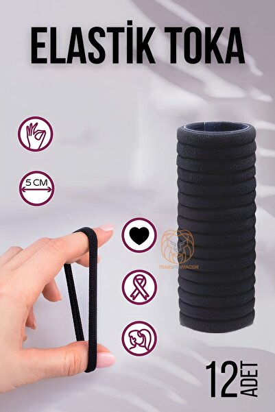 Transformacion Чорна еластична пряжка 12PCS 719701