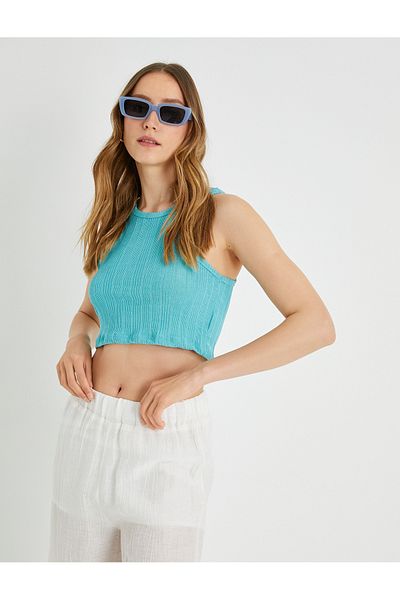 Koton Crop Atlet Halter Guler