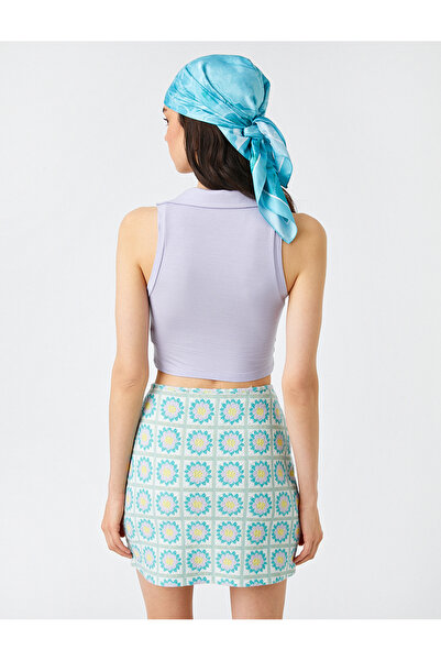 Koton Przycięty kołnierzyk polo dla sportowców