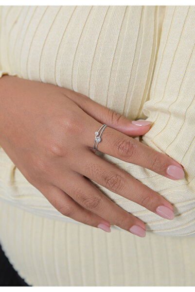 ELLI Dámský prsten Elegantní Basic s krystaly ze sterlingového stříbra 925