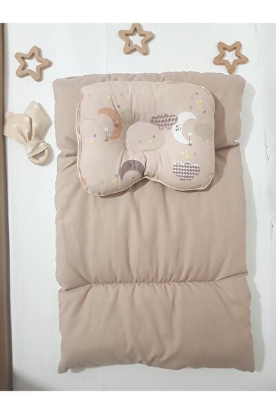 Baby Clime وسادة نجمة القهوة مزدوجة الجوانب - فتحة سفلية وتصحيح الرأس وهدية ع...