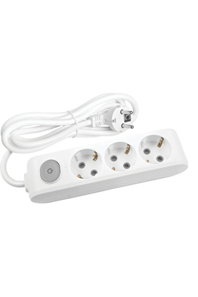 VİKO 50 Cm / YARIM METRE Anahtarlı 3 Lü Uzatma Kablosu / Viko Grup Priz / Öznur 3*1.5 Kablo Kullanılır