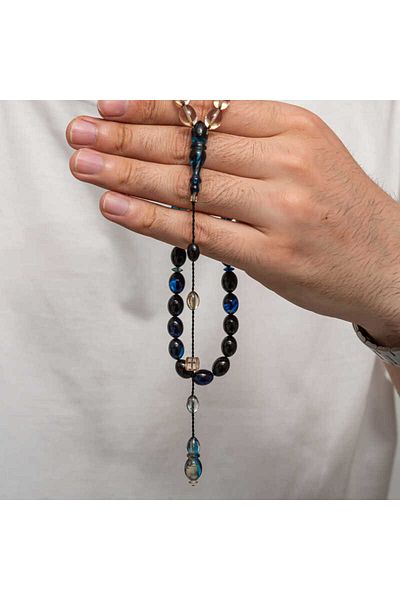 Skygo Pressed Amber Prayer Beads