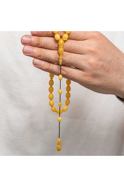 Skygo Pressed Amber Prayer Beads