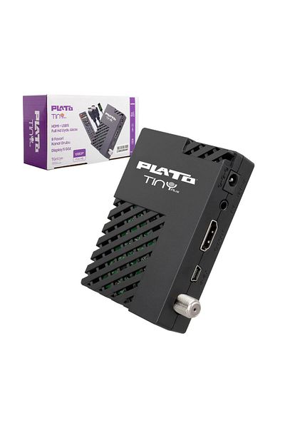 Drop Deposu Plato Tiny Plus Single USB Wifi Supported Hd Satellite Receiver (4172)