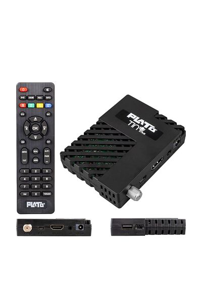 Drop Deposu Plato Tiny Plus Single USB Wifi Supported Hd Satellite Receiver (4172)
