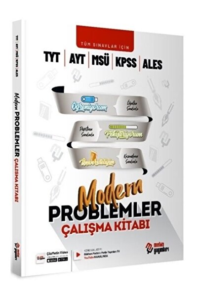 Sınav Yayınları 2024 Tüm Sınavlar İçin Modern Problemler Çalışma Kitabı Metin...