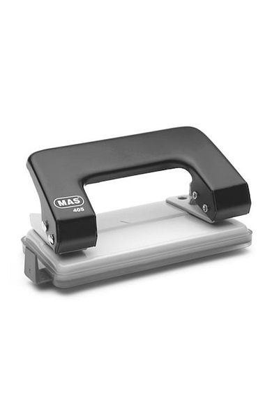Mas Black 405 Paper Punch - 10 Paper Capacity Standard Type
