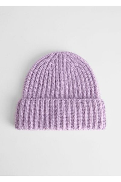 GONJUA Lilac Color Knitted Beanie
